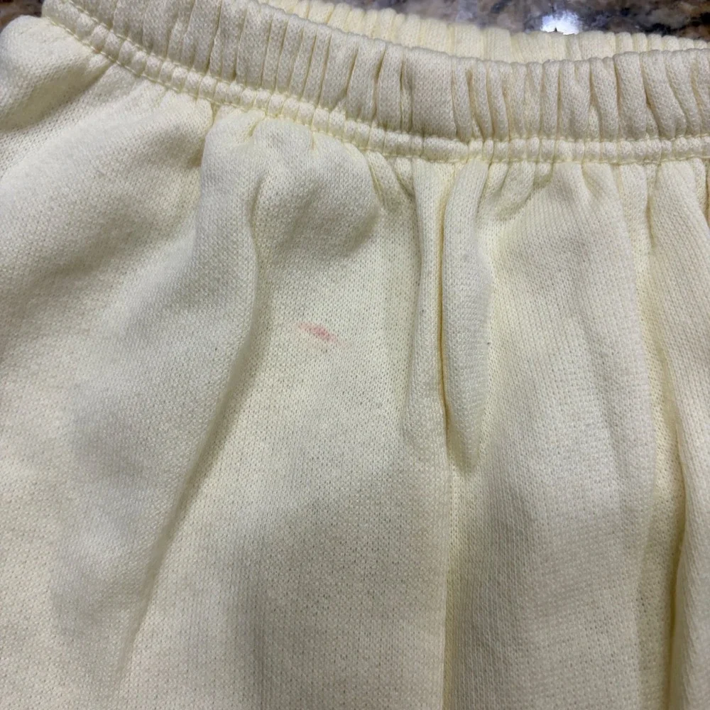 Vintage Tuff Cookies Pastel Yellow Blue Trim Sweatpants Kids 12M Joggers Taiwan